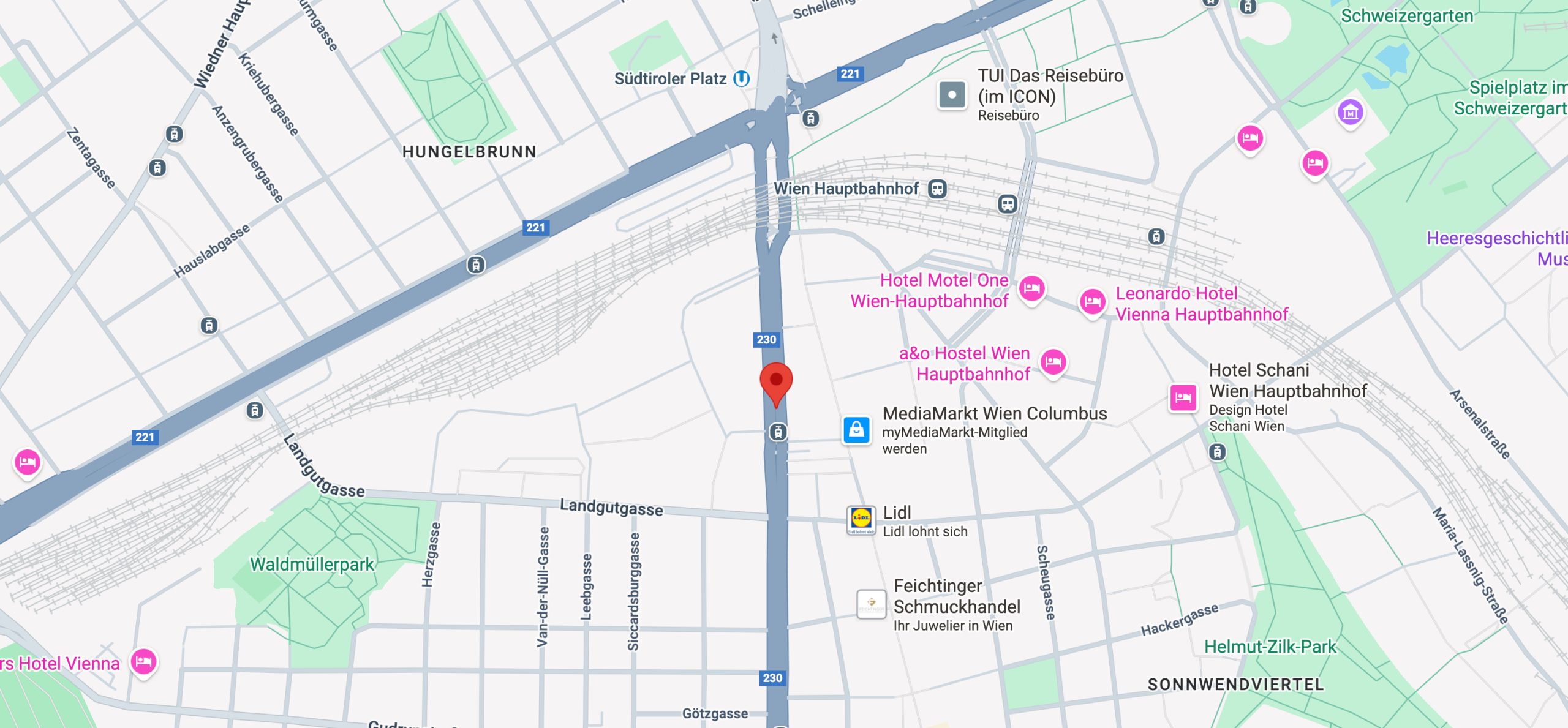 Anfahrt - Claudias Bar